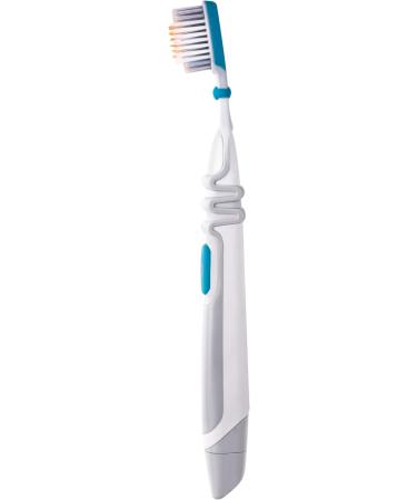 Dr. Best Vibration Multi Expert Toothbrush - 2 Pack 20 000 Vibrations/Minute for 3-Zone Cleaning | Medium Soft Bristles - Buy Online on GoSupps.com
