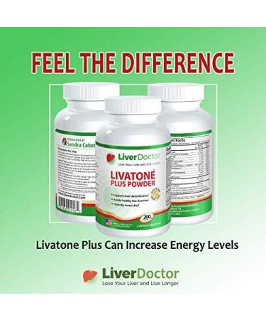 Livatone Plus Powder 200gm - Liver Cleanse & Detox with Milk Thistle & Antioxidants - Buy Online on GoSupps.com