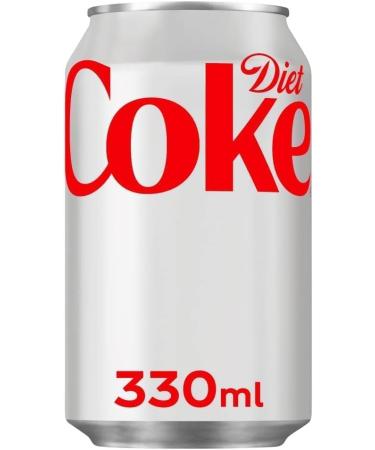 Diet Coke Cans 24-Pack - 330ml - Crisp & Sugar-Free Timeless Refreshment Boxed Treatz - Buy Online on GoSupps.com