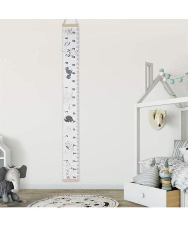 Baby Growth Table & Height Growth Diagram - Removable Canvas & Wood Wall Art for Boys & Girls - Buy Online on GoSupps.com