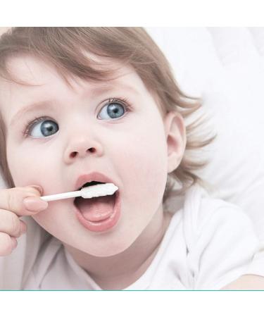 Baby Tongue Cleaner & Brush - 30 Pack Easy-Grip Handle Upgraded Gum Shrinkers with One-Way Swabs for Oral Care - Buy Online on GoSupps.com