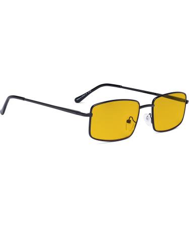 2 Pack Blue Light Blocking Reading Glasses for Men - Amber Tinted +1.75 Diopters Computer Readers - Buy Online on GoSupps.com