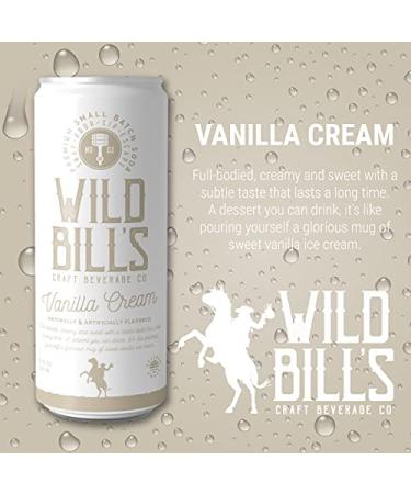 Wild Bill's Craft Soda Variety Pack - Vanilla Strawberry Orange Cream & Root Beer | Caffeine Free Pure Cane Sugar Gluten Free - 12 Pack Creamy Classics - Buy Online on GoSupps.com