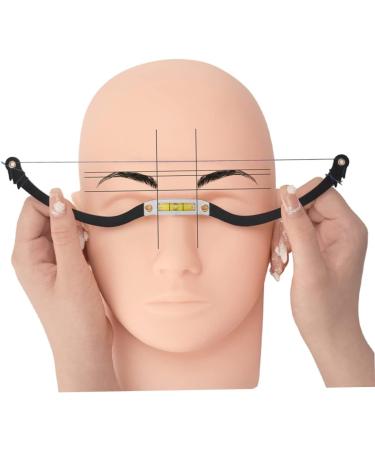 PLAFOPE Measuring Ruler 1 Set Arch Embroidery Eyebrow Ruler Eyebrow Stencils Eyebrow Shaper Pull Wire Draw a Line - Buy Online on GoSupps.com