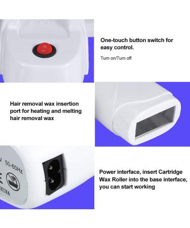 Nynelly Roll-On Epilator Set | Professional Waxing Device with Cartridges | Depilatory Kit & Epilator Bands - Perfect for Smooth Skin - Buy Online on GoSupps.com