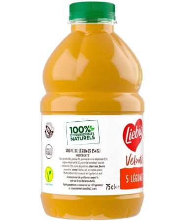  Epicerie sal e LIEBIG - 5 Vegetable Velout (Carrots Leeks Onions) 75cl - Pack of 4 - Sold as a Pack - Buy Online on GoSupps.com