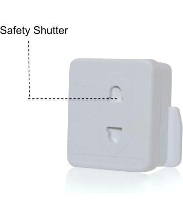 Buy UK 2 Pin to 3 Pin 1A Fuse Adapter Plug for Shaver & Toothbrush - International Shipping Available - Buy Online on GoSupps.com