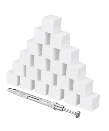 POPETPOP Nail Gradient Color Sponge Wedge Shaped Nails wrap Paint Sponge Polish Transfer Sponge with Pick-up Tool for Color Fade Manicure Nail Art Tools