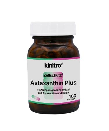 Kinitro Astaxanthin Plus complex with astaxanthin approx. 4 mg supported by selenium 16.5 g 30 mg blueberry extract 10 mg anthocyan in 1 capsule purely vegetable