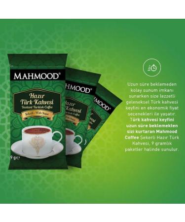Mahmood Caf Turc Instantan Torr faction Moyenne Sticks de 8g Caf Mousseux Pack de 12 Sachets - Buy Online on GoSupps.com