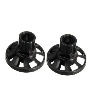 Healeved 6 Pcs Electric Grinding Chuck Grinder Fan Electric Grinder Blower Rotary Tool Blower Plastic Black 3x3cmx3pcs Blackx3pcs