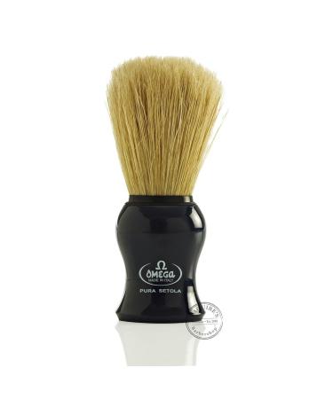 Omega 10065 Boar Bristle Shaving Brush Blue Handle