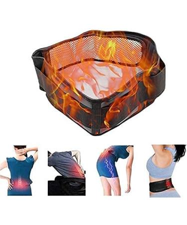 Delesy's Adjustable Waist Posture Correction Belt - Tourmaline Self-Heating Magnetic Field Therapy for Back Support & Lumbar Massage | SVART S - Buy Online on GoSupps.com
