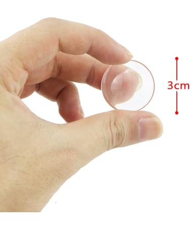 100 Pcs 30mm Clear Glass Cabochons - Round Non-calibrated Dome for Jewelry Making & Photo Pendants - Buy Online on GoSupps.com