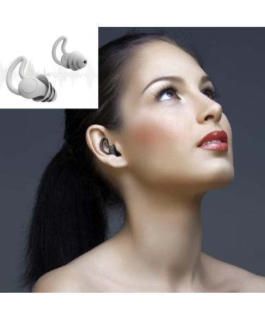 2 Pairs Earplugs For Sleep Noise Reduction - Reusable Comfortable Silicone Ear Plugs for Sleep Noise Canceling or Swimming airplane Travel with storage case (2 Pairs Black) - Buy Online on GoSupps.com