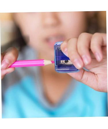  SENRN 4Pcs Makeup Pencil Sharpener Dual Holes Eyeliner Sharpener with Cover Colored Eye Cosmetic Pencil Sharpener for Eyeliner Lipliner Pencils - Buy Online on GoSupps.com