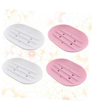 Ciieeo 12 Pcs Soap Container Silicone Travel Containers Bathroom Soap Dish Kitchen Soap Bathroom Soap Holder Kitchen Sponge Organizer Wooden Soap Holder Bar Soap Case Non-slip Soap Tray - Buy Online on GoSupps.com