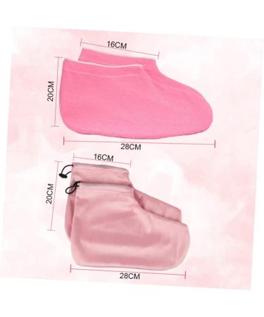 2 et Chaussettes de Bain de Paraffine Ensemble de Rose de de Chaussettes pour Thermique Soins Mains pour Salon et Usage Domestique - Buy Online on GoSupps.com