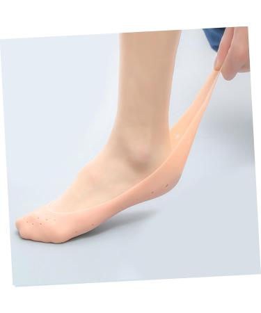minkissy 4 Pairs Silicone Feet Plantar Socks Silicone Gel Moisturizing Socks Foot Spa Socks Foot Lotion Socks Cracked Feet Socks Anti-Cracking Socks Stretchy Gel Socks Spa Corn L 19.5X9.5X1.5CM - Buy Online on GoSupps.com