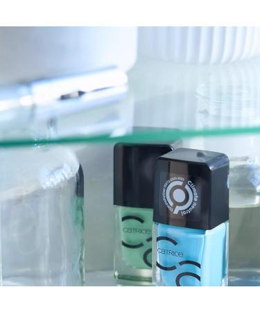 Catrice ICONAILS No. 117 Aqua Man-icure Blue Long-Lasting Shiny Acetone-Free Vegan Microplastic Particles Free (10.5 ml) - Buy Online on GoSupps.com