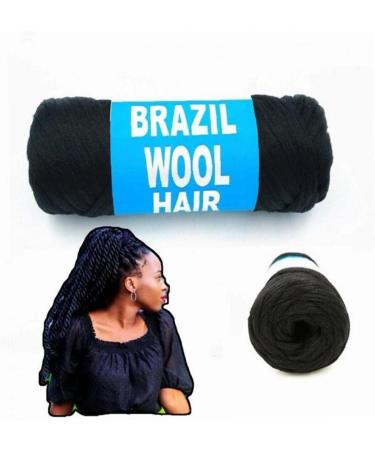 Buy Zonster Wool Hair Acrylic Yarn for African Braiding - Black Jumbo Rolls for Crochet Twists & Dreadlocks - International Shipping Available - Buy Online on GoSupps.com