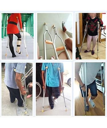 Aluminum Underarm Crutches(1 Pair 2 Units) Ergonomic Adjustable Walking Aids with TPR Handle Pad for Elderly Disabled and Physically Impaired (Size : Children(124-154cm)) powerfully Prosperous - Buy Online on GoSupps.com