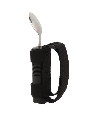 Complied utensils eating shovels for arthritis patients slippery handle ergonomic adjustable straps made of stainless steel 304 thicker handle for people with hand tremors