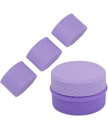 Verdant Touch Empty Silicone Cream Jar Silicone Cream Jars Travel Makeup Containers Set 3 Dispensers Refillable Empty Cream Jars with ed Lids and Spoon Portable Pink for Travel - Buy Online on GoSupps.com