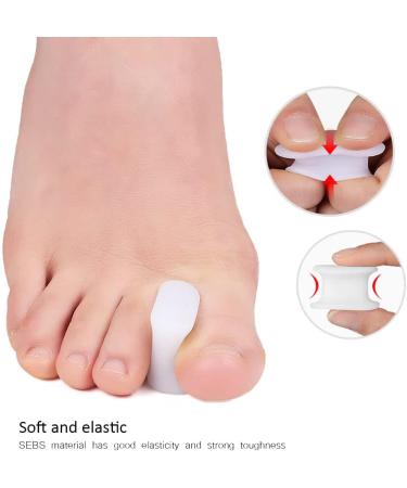 Gel Toe Separators - Correct Overlapping Toes - Hallux Valgus Foot Care Tools - Buy Online on GoSupps.com