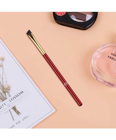 ENERGY Angled Eyebrow & Gel Eyeliner Brush L111 - Precision Slanted Pro Makeup Tool for Liquid Cream, Concealer & Brow Defining - Red - Buy Online on GoSupps.com