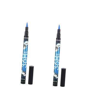 NOLITOY 2pcs Eyeliner Pencil Liquid Eyeliner Colorful Eyeliner Eyeline Pencil No Smudge Waterproof Pen