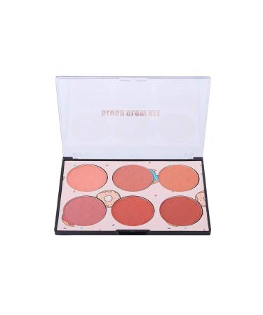 6 Colors Rouge Palette - Long-lasting Waterproof Blush for All Occasions | Multi-functional Face Make-Up | No Irritation Blush 1 Piece - Buy Online on GoSupps.com