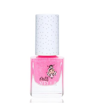 Miss Nella Marshmallow Overload Nail Polish for Kids - Coral Glitter Peel-Off Non-Toxic Water-Based & Odorless - Shop Internationally! - Buy Online on GoSupps.com