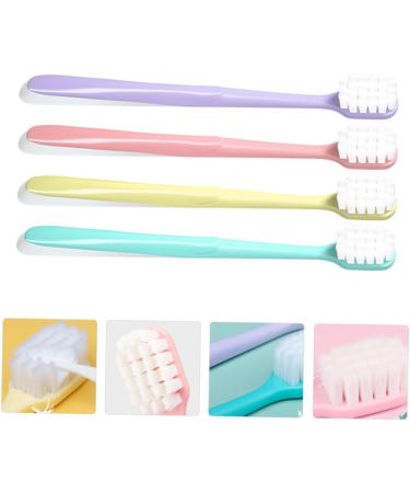 Mobestech 4-Piece Soft Cotton Toothbrush Set Wide Box Gentle Fur for Men | International Shipping - Buy Online on GoSupps.com