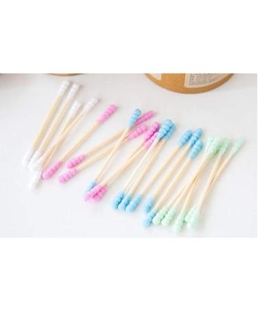 Shentaotao 200pcs Cotton Swabs - Double Cotton Heads Sterile & Safe for Makeup & Cleaning - Buy Online on GoSupps.com