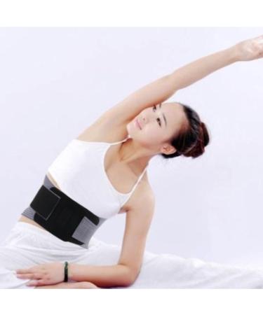 Back Brace Lumbar Support Breathable Lower Back Spine Decompression Waist Trainer Belt For Men And Women Waist Belt(X-Large) X-Large Black - Buy Online on GoSupps.com