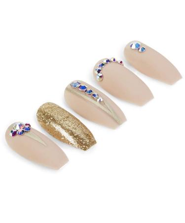 Ardell Nail Addict Premium Nude Jeweled 0.07 oz - Perfect Nail Enhancer - Buy Online on GoSupps.com
