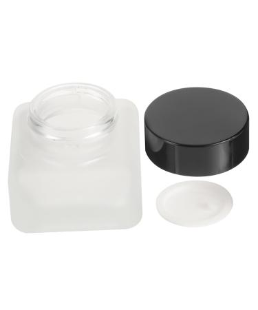 Didiseaon Frosted Glass Jars Cream Sub Container Refillable Lotion Bottle Lotion Containers Glass Cosmetic Cream Bottle Glass Jar with Lid Creami Cosmetic Containers Cream Jar Filling Travel