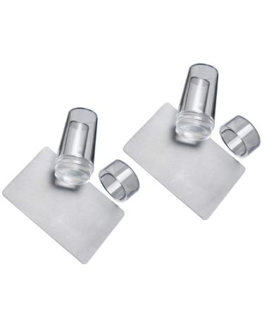 2 Sets French Nail Stamps - Complete DIY Nail Art Stamping Kit with Jelly Stamper | International Shipping - Buy Online on GoSupps.com