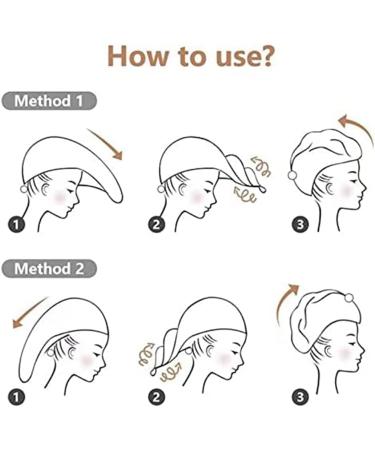 YQBFTC Turban Towel for Long Hair - 2 Pack Super Absorbent Microfiber Hair Towels in Pink & Gray | Quick-Dry Hair Accessories for All Hair Types - Buy Online on GoSupps.com