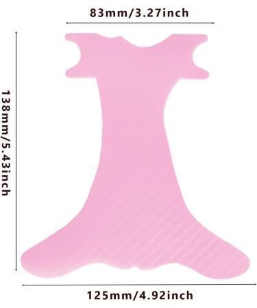 Eyeshadow Template Reusable Makeup Tool Eyeliner Model Quick Eye Guide Accurate Eyebrow Shaper Multifunctional Cosmetic Measuring Tool for Beginners Pink - Buy Online on GoSupps.com