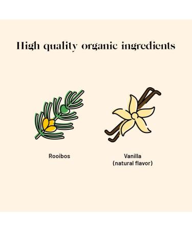  KUSMI TEA Kusmi Tea - Vanilla Rooibos - Pack of 2 boxes - Organic Infusion - Rooibos from Organic Farming - Caffeine-Free Infusion - Enjoy Hot or Iced Tea - 2 x 20 Tea Bags - Buy Online on GoSupps.com