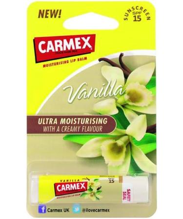 Carmex Vanilla Lime & Pomegranate Stick 3-Pieces Mixed Pack 3 Piece Set - Buy Online on GoSupps.com