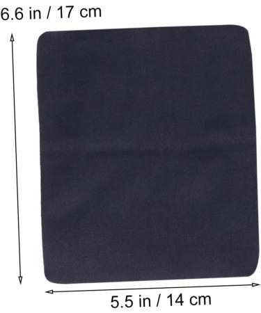 Lurrose Microfiber Cleaning Cloth - 6th Smartphone Jewelry & Glasses Cleaner | No Spill Black Medium Size - Buy Online on GoSupps.com
