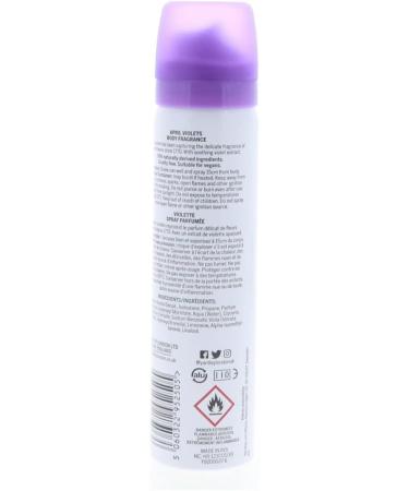 Yardley April Violets Body Spray 2.6 OZ Unisex - Buy Online on GoSupps.com