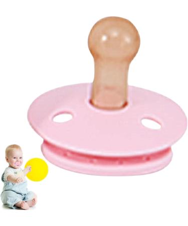 Shop Synyey 3 PCs Baby Beißring Schnuller - Natural Rubber Soothing Pacifiers for Newborns | Cherry-Shaped Nipples & Portable Design in Pink - Buy Online on GoSupps.com