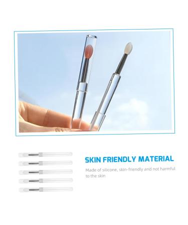 5pcs Silicone Lip Brush Set - Professional Makeup Tool for Lipstick & Eyeshadow | Best Beauty Accessories for Flawless Application - Buy Online on GoSupps.com