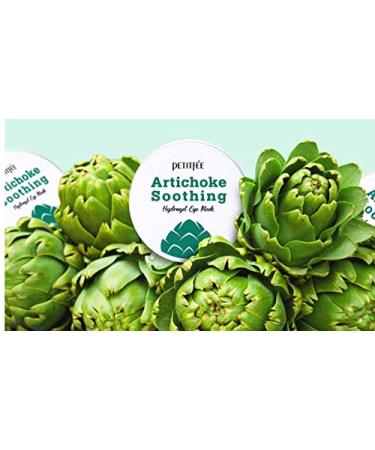 Petitfee Artichoke Soothing Hydrogel Eye Patch - Hydrate & Soothe Dark Circles | International Shipping Available - Buy Online on GoSupps.com