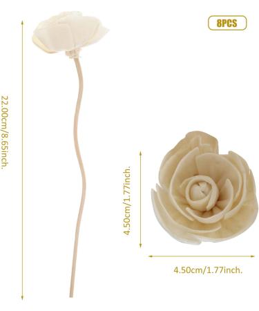 8Pcs Reed Diffuser Sticks | Rattan Flower Diffuser for Home Fragrance & Decoration - International Shipping Available - Buy Online on GoSupps.com