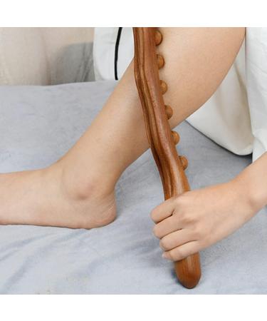 Osaladi Rolling Stock Out: Premium Point Massage Stick Tool for Muscle Relaxation & Gua Sha Therapy - Wooden Massage Tools for Shoulders & More - Buy Online on GoSupps.com